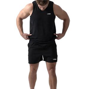 Logo personnalisé hommes gilet de gymnastique débardeur respirant entraînement musculaire musculation Stringers tricoté Fitness vêtements de travail - Product Image 6