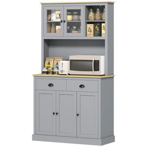 Gray Vertical Cutlery <b>Storage</b> Cabinet for <b>Kitchen</b> Organization - Product Image 5