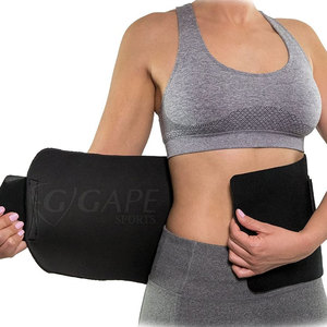 Cinturón de Compresión Ajustable de Neopreno Ligero para Gimnasio, Cinturón de Soporte para Cintura, para Correr y Hacer Ejercicio - Product Image 5