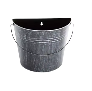 Macetas de Zinc de Gran Tamaño para Jardín, Diseño Exclusivo, Macetero Galvanizado de una Sola Pieza, Macetas y Jardineras para Plantas Artificiales - Product Image 2