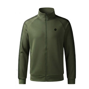 Vêtements de sport pour homme, ensemble de survêtement léger avec veste zippée intégrale pour un style de vie actif et l'entraînement - Product Image 3