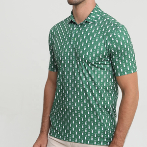 Chemises polo pour hommes de haute qualité, en coton personnalisé, à imprimé numérique personnalisé, respirantes, sublimées, décontractées, streetwear d'extérieur - Product Image 3