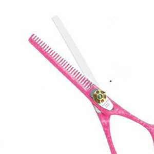 High Quality Pink Hair Thinning Scissors Professional Barber <b>Shears</b> Stainless Steel Salon Hairdressing <b>Tools</b> Made In Pakistan - Product Image 6
