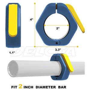Nuevo Collarín para Barra de Pesas, Resistente al Desgaste, Equipo de Fitness, Collarín para Barra de Pesas - Product Image 3
