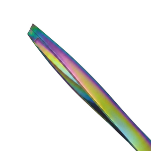 Pinzas de Cejas de Acero Inoxidable con Punta Puntiaguda, Duraderas, de Precisión, para Depilación y Modelado de Cejas - Product Image 6