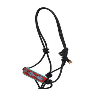 Cuerda trenzada de nailon cabestro para montar a caballo con banda para la nariz de diseñador a la venta - Product Image 1