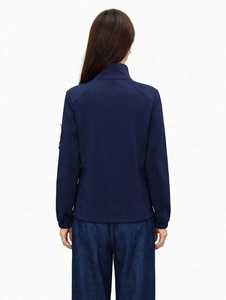 เสื้อสเวตเชิ้ตโอเวอร์ไซส์ คอตั้ง ซิปยาว สีกรมท่า ยี่ห้อ Oneten Apparel น้ำหนัก 350 กรัม รุ่นครอป สำหรับฤดูหนาว - Product Image 2