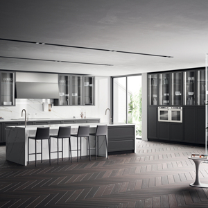 ตู้ครัวสำเร็จรูป JY Project Custom 2026 ผลิตจากโรงงานในเวียดนาม ตู้ครัวสไตล์เชคเกอร์ ตู้ครัวโมเดิร์นยุโรปแบบ RTA ชุดตู้ไม้หรูหรา ปี 2026 - Product Image 2