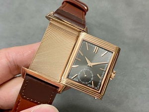 Reloj de Hombre JL Flip Cuadrado, Superventas 2026, Diseño de Lujo, Correa de Cuero, Doble Esfera, Mecánico, para Negocios - Product Image 1
