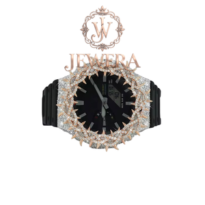 Export Quality Mossinate Luxury Rubber <b>Watch</b> with Diamonds <b>for</b> Men and Women on the Go Available <b>for</b> Export Price - Product Image 2