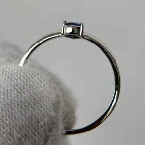 Anillo de Zafiro Azul Excepcional, Zafiro Natural, Regalo de Compromiso y Boda para Ella, Anillo de Propuesta, Joyería - Product Image 3