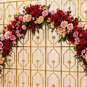 Telones de Fondo Mágicos para Bodas con Pilar Jharokha, Gran Fondo Jali, Decoración para Escenario de Recepción, Accesorios para Escenario de Boda India - Product Image 6
