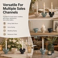 Modern Metal Konik Mumluk Minimalist Masa Dekoru Toptan Ev Dekorasyonu Yemek Odası Perakende Koleksiyonları