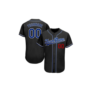Maillot de baseball personnalisé respirant à manches courtes avec boutons, uniforme d'équipe par sublimation 100 % polyester, fabricant OEM ODM, vente en gros - Product Image 4