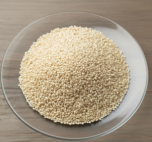 Graines de sésame blanches de qualité supérieure |   Sésame naturel décortiqué en vrac |   Cuisine, pâtisserie, snacks, vente en gros, exportation d'Inde, mondial - Product Image 1