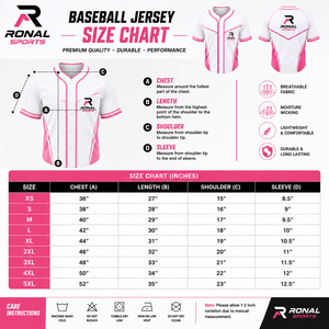 Maillot de football d'hiver pour homme RONAL SPORTS blanc et rose, manches courtes, col baseball, respirant, anti-humidité, coupe athlétique - Product Image 6