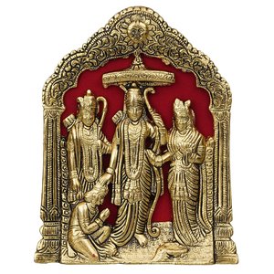 Estatua de Metal del Dios Ram Darbar de JaipurCrafts, Murti de 9 Pulgadas para Decoración del Hogar u Oficina, Adorno para Ramadán - Product Image 2