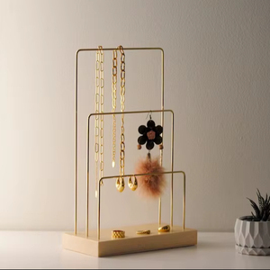 Elegante Organizador de Joyas con Soporte de Múltiples Niveles, Soporte para Collares y Pendientes, Base Compacta, Exhibición Elegante para un Tocador Organizado - Product Image 5