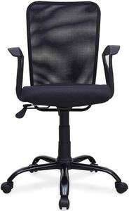Labycare SKSSOF182 Ergonomic Hospital Revolving Office Chair Adjustable Height 360-Degree Swivel Padded Seat Armrests Durable - Product Image 2
