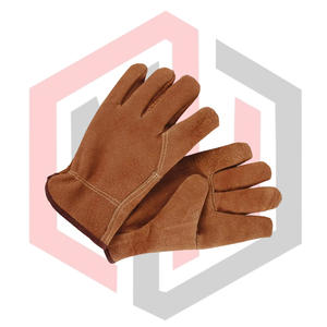 Guantes de Trabajo de Cuero Vacuno, de Uso General, para Soldadura, Jardinería, Bomberos, Resistentes al Calor, Antideslizantes, Sin Silicona - Product Image 2