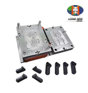Moule d'injection personnalisé LONGNEW OEM en plastique HIPS pour poignées et poignets |   Surface polie à 4 cavités pour système à canaux froids - Product Image 2