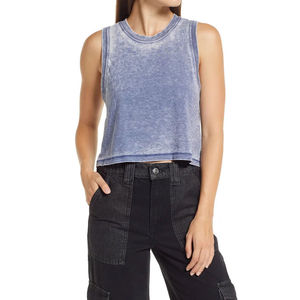 Premium Quality Wholesale Women Tank <b>Tops</b> Quick Dry Breathable Tank <b>Tops</b> Cotton Polyester Gym Wear Tank <b>Tops</b> With Custom Colors - Product Image 3