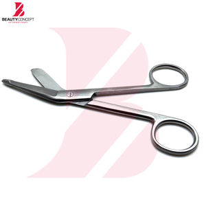 Tijeras para Vendajes de 5.5 Pulgadas, Instrumento Quirúrgico Médico de Acero Inoxidable de Primera Calidad, Tijeras para Trauma, Herramienta de Primeros Auxilios - Product Image 3