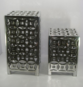 Aluminum <b>Stool</b> Set of <b>2</b> pcs - Product Image 1