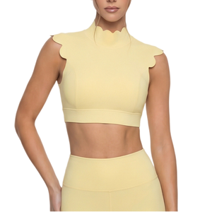 Custom LOGO Solid <b>Women's</b> Elastic Waist Backless <b>Vest</b> Yoga Set Slim Fit Comfortable Breathable Outdoor Fitness Training Workout - Product Image 4