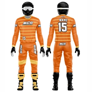 Nueva Tela Cordura Elástica de Alta Calidad con Combinación de Colores, Impresión por Sublimación, Tallas Personalizadas, Equipo de Carreras para ATV, BMX y Motocross - Product Image 1