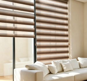 EX05-SUPER SYSTEM Electric Zebra Exclusive Built-In Blind High Quality Automatic Day-Night Shade UV-Cut Heat <b>Insulation</b> for - Product Image 1