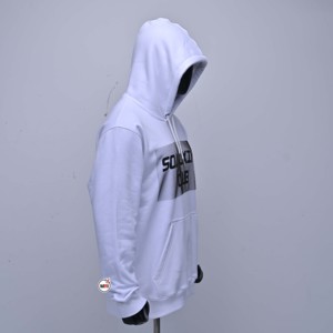 Sweat-shirt à capuche SOA Boxing Club pour homme, en coton blanc, décontracté, à manches longues, imprimé, avec poche avant, coupe classique, pour l'automne - Product Image 3