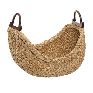 Producto estándar superior caña de mimbre Wiwin cesta de yute hecha a mano ovalada Natural biodegradable decoración del hogar Venta caliente lujo Premium - Product Image 1