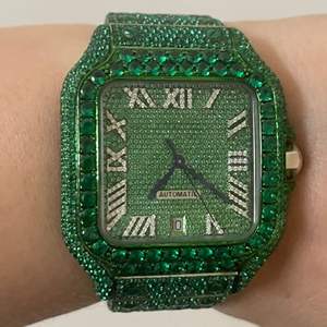 Reloj de Diamantes VVS de Alta Calidad, Nuevo, con Diamantes Cultivados en Laboratorio, Joyería de Moda, Reloj con Incrustaciones de Diamantes - Product Image 1