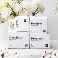 [RIMEX] Serviettes hygiéniques maxi/super absorbantes en coton biologique respirant (Grandes/ 12 unités) avec ailettes adhésives sécurisées