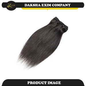 Venta al por mayor a granel sin costuras 1B Wave Curl Styles Pure Unprocessed Raw Indian Beauty Extensions Instant Length Tape Bundle - Product Image 2