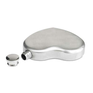 Contenedor de líquidos creativo en forma de corazón, de acero inoxidable de grado alimenticio, para actividades al aire libre y eventos especiales. - Product Image 3