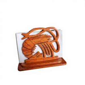 Porte-serviettes en bois et boîte à mouchoirs à bas prix, qualité supérieure, taille personnalisée, tendance, décoratif pour table, écologique, fait main - Product Image 3