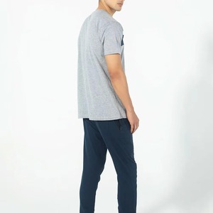 Men Sports Tops + Long Pants 2 Piece <b>Set</b> Tracksuit Long Sleeve O-neck Collar <b>Sweater</b> Color Matching Striped Casual Suits - Product Image 2