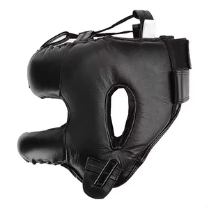 Latest <b>Style</b> Boxing <b>Head</b> Guard Sports Safety PU Grappling <b>Head</b> Guard New Arrival Adult Customizable Unisex Breathable <b>Head</b> Guard - Product Image 4