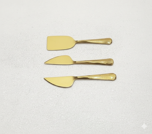 Elegante Juego de Cuchillos para Queso de Metal, Hoja de Acero Inoxidable para Servir con Estilo en Tablas de Charcutería, Accesorios Gourmet Personalizados para Queso - Product Image 4