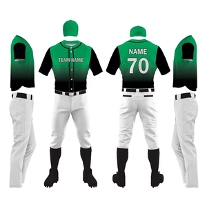 Meilleures ventes : Créez votre propre tenue de baseball de rêve, uniformes de softball, 100 % polyester, uniforme de baseball - Product Image 1