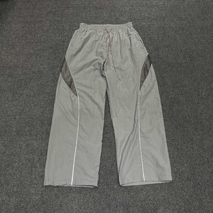 Custom Autumn Men's Embroidered Satin <b>Wind</b> <b>Breaker</b> Set Reflective Tracksuit Quick Dry Streetwear Hooded - Product Image 6