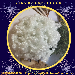 VIKOHASAN 15D <b>Staple</b> White Grade Recycled Hollow Conjugated Siliconized VIKOHASAN for Factory Furniture Pillows Toy Fillings - Product Image 3
