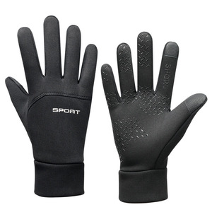 Gants de pêche d'hiver avec poignées antidérapantes, imperméables, thermiques, à doigts complets, compatibles avec les écrans tactiles, pour le cyclisme et la pêche en plein air - Product Image 6