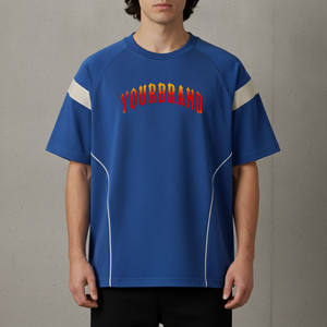 Camisetas de Manga Corta para Hombre, Personalizadas, 100% Algodón, Estilo Hip Hop, Corte Holgado, Secado Rápido, Frente Liso, Personalizables, Nueva Llegada - Product Image 4