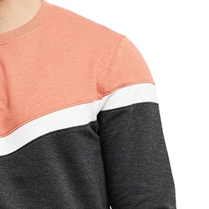 เสื้อสเวตเชิ้ตแขนยาวคอกลมผู้ชาย ผ้าสีพื้นเรียบ ผลิตจากโพลีเอสเตอร์/คอตตอนที่เป็นมิตรต่อสิ่งแวดล้อม บริการ OEM และโลโก้แบบกำหนดเอง - Product Image 5