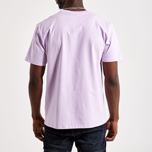 T-shirt vierge 100 % coton, poids lourd, personnalisable avec logo, impression sérigraphique et strass, pour hommes, vente en gros professionnelle - Product Image 2