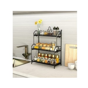 Estante para Especias Metálico Versátil, Diseñado para Guardar Especias, Hierbas y Utensilios de Cocina de Forma Ordenada, con un Diseño Moderno y Duradero - Product Image 1