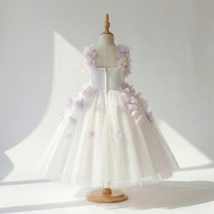 ชุดเดรสเด็กผู้หญิงทรงบอลกาวน์ลายดอกไม้ 3 มิติ แบบเจ้าหญิง สำหรับงานแต่งงาน งานปาร์ตี้ หรืองานประกวด ออกแบบหรูหราสง่างาม เหมาะสำหรับเด็กวัยรุ่น ขายส่งแบบยาว - Product Image 2